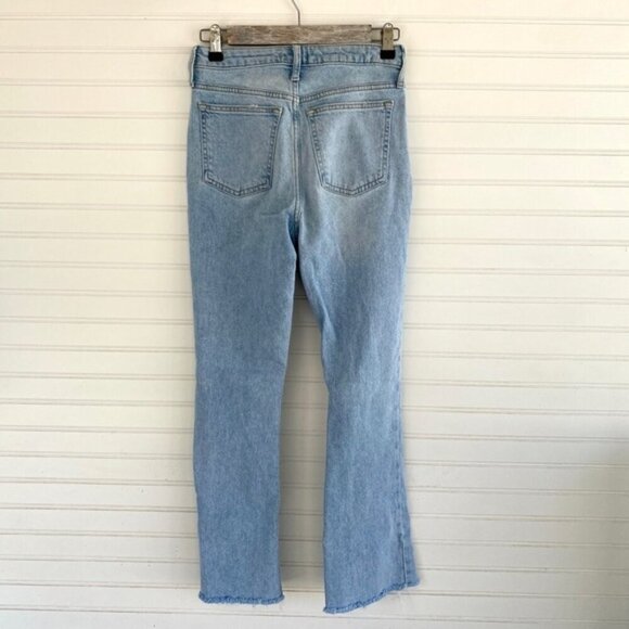 Forever 21 Light Blue Distressed Bootcut Style Jeans Size 25 - Picture 3 of 9